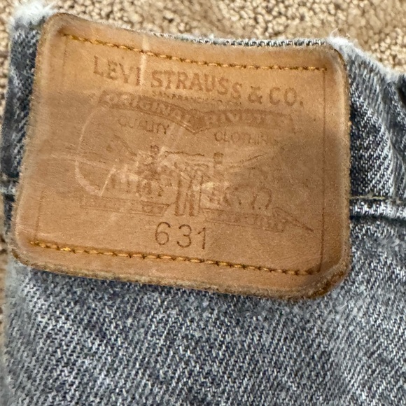 Vintage Levi’s 631 Orange Tab Jeans 32x28 - Picture 3 of 11